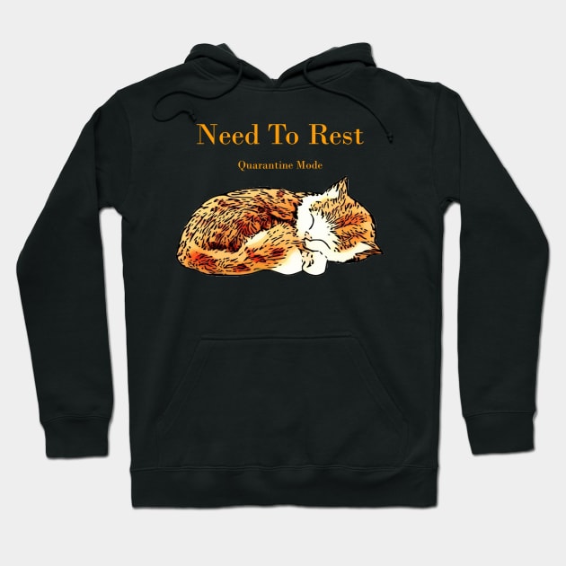 Need To Rest Hoodie by NoussaTV